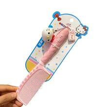 Miniso Sanrio Hello Kitty Fine-Tooth Flat Comb Hair Comb, Pink Comb Teeth And Handle, Adorable Kitty Pendant Paired With Comfortable Handle, A Great Helper For Daily Hair Care (1 PC) - Pink - View 8
