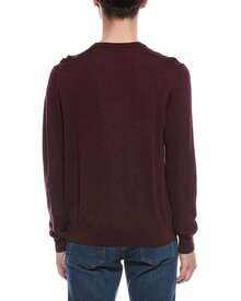 Bruno Magli Merino Wool Crewneck Sweater - 綠色 - 查看 3