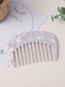 1pc Classic Vintage Small Makeup Comb, Sweet Cute Portable Pocket Size For Women Daily Grooming ,Comb Hair ,Hair Styling Tools - 彩色 - 查看 4