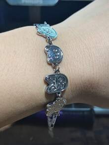 Kpop Group Leader Design Bracelet, Chain Logo Letter Bracelet, Exclusive For Fans - Multicolor - View 14