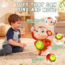 Electric Dancing Monkey Baby, Children's Baby Toys Can Move, Walk Left And Right, Lights, Music Kids Toys, Toddler Toys, Cute Musical And Dancing Monkey Toy, Monkey Musical Dancing Kids Toys, Toys For Ages 2+ - DanceMonkey - 查看 5