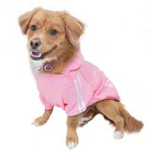 1件宠物连帽衫，适合小型、中型和大型犬猫 - 粉色 - 查看 14