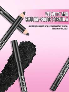 Bút kẻ mắt Jumbo MISSLYN, bút kẻ mắt nhũ chống thấm nước, công thức mịn mượt, dễ sử dụng, bám dính hoàn hảo trên da, lên màu chuẩn, cho hiệu ứng ngọc trai trong suốt, nhũ và kim loại, chống thấm nước lâu trôi, mịn như nhung, dạng kem. - #1 - Xem 3