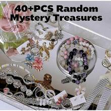 1pc Gold Plated, Alloy, Crystal, Enamel Jewelry Piece: A Ring, Necklace, Or Pair Of Christmas Earrings, Jewelry, Jewelry Women, Christmas Gifts, Gifts For Women, Stocking Stuffers, For Christmas, Winter, Holiday Party, Cute, Festive, Gift, With Snowflake, Tree, Bell, Star, Shipped Random - Follow Your Heart - 查看 6