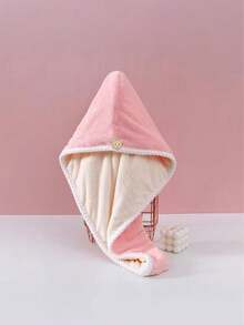 1 Piece Double Layer Thickened Hair Drying Cap For Women Super Absorbent Quick Drying No Blow Needed Soft Comfortable Skin Friendly Elastic Band Design Popular Style Hair Towel Wrap Headscarf For Daily Bath Shower Post Hair Washing Spring Summer Autumn Winter Beauty Essentials For Makeup Lovers Skincare Enthusiasts Birthday Gift Daily Use Hair Care Accessory,Travel Essentials,Travel Essential,Hairstyle,Hairdressing,Hair,Travel,Hair Products,Hair Tools,Hair Stuff,Barber,Barber Accessories,Barbershop,Hairdressing Equipment