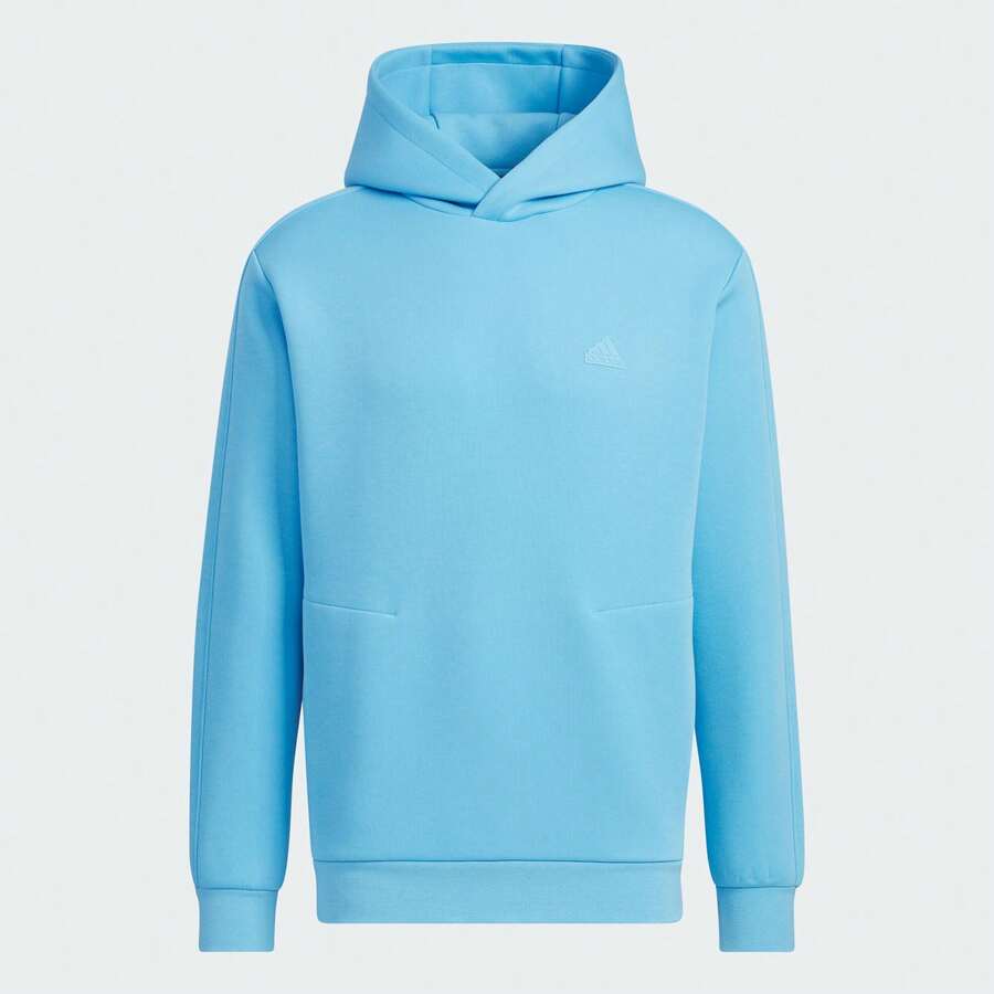 Adidas Lässiger Paar-Komfort-Strick-Sweatshirt-Pullover, unisex Stil, Frühling/Herbst JE8629 - Blau - Übersicht 1