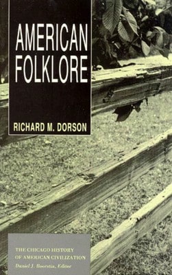 Folclore estadounidense (rústica) de Richard M. Dorson, de segunda mano