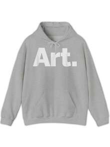 Fleece Sweatshirt,Gray Hoodie, Modern Art Prints, Hoodies For Winter Season, Affordable Pricing – Great Value For Quality, Fade- Resistant – Keeps Its Color After Many Washes,Hoodies For Men And Women,Sudaderas Para Hombre,300g Cotton Casual  Hoodies, Oversize Hooded Sweatshirt With Pockets,Graphic Hoodies,Fall And Winter Long Sleeve - 灰色 - 查看 3
