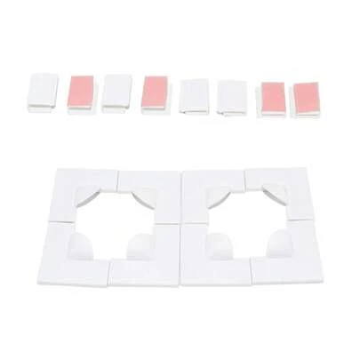 Neatiease Window Screen Accessories,8 Window Screen Corners, 8 Window Clip{Inchcolorinch:Inchwhiteinch}