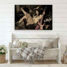 1张Mitski复古美学音乐海报，高品质高清微喷帆布墙画，防水房间装饰，通用节日礼物，12x16英寸（不含框） - 彩色 - 查看 7