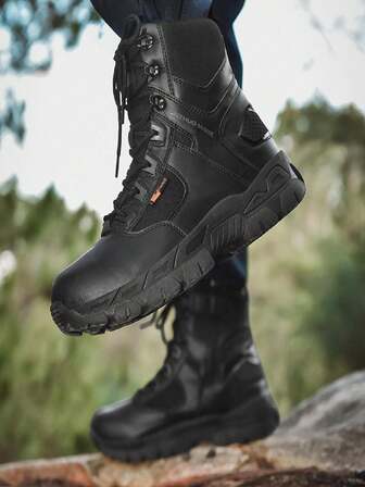 New Fashionable Casual Outdoor Anti-Slip Wear-Resistant Warm Hiking Boots, Outdoor Training Boots, Mountaineering Boots