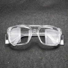 1pc Premium Ultra-Clear Fashion Glasses - Ergonomic Windproof & Blue Light Filtering Eyewear, Luxury Eye Protection For Daily, Outdoor & Digital Screen Use - White - View 3