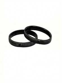 2个男女通用金属衬衫袖扣，防滑金属袖扣，耐用免洗袖口松紧带，男女皆宜，派对及节日用品，金属弹簧手镯弹力臂带