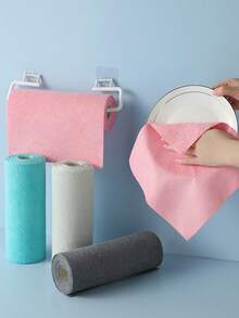 1卷可重复使用的撕取式清洁布，超细纤维清洁湿巾，洗碗布，可水洗且节省空间的设计 - 兼容纸巾架，适用于厨房、浴室、洗碗、多用途，是家庭、办公室和餐厅使用的理想选择 - 是纸巾、洗碗布、可重复使用的纸巾、清洁抹布、清洁用品的经济替代品。