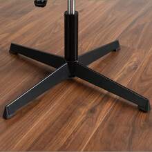 Meubles Cosy 現代辦公椅，採用圈絨面料，彎木框架，高度可調節，360°旋轉，符合人體工學，舒適美觀，聖誕裝飾款，白色，尺寸：62.5 x 59.5 x 81-93 厘米 - 白色 - 查看 9