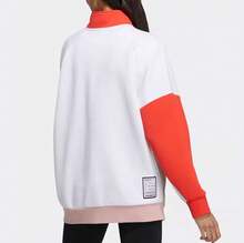 Adidas Women's CNY Sports Casual Hooded Sweatshirt - White/Pink/Red - View 3