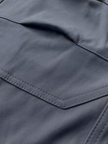 Fashionable Waterproof Pants, Casual Pants, Durable And Multi Pocket Outdoor Suitable For Outdoor Work, Hiking, Tactical Work Pants, Lightweight And Casual - Màu xám đen - Xem 2