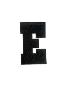1/26pcs Chenille 2.8 Inch Letter Iron-On Patches, Suitable For Repairing Jeans, T-Shirts And Other Clothing, Letter Patch Badges - Black - View 31