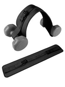 1pc 14cm Wide Booty Resistance Band, Suitable For Dumbbell Glute Bridges, Glute Pads, Glute Exercises, Glute Bridges, Dumbbell Glute Thrusts, Compatible With Dumbbells And Kettlebells, Portable Weighted Training Strap, Unisex Fitness Assist Band - Black - View 10