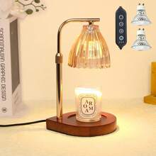 Lámpara de luz de velas, altura ajustable y cronómetro, 4 niveles de brillo, incluyendo 2 bombillas, decoración del hogar y el dormitorio, regalo Ideal para Navidad, cumpleaños de las mujeres o casa nueva - 1 - Ver 3