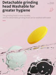 Rechargeable Electric Foot Grinder, Electric Foot Grinder, Four Replaceable Grinding Heads, Portable And Easy To Use, USB Charging, Suitable For Dry And Cracked Soles, Ideal Gift For Parents - Multicolor - View 9