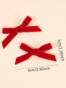 10 Stück Samt Haarschleifen für Mädchen als Valentinstag Geschenke, Mädchen Haarschmuck