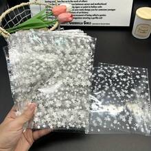 Star Shaped Transparent Resealable Bags - Reusable, Anti-Pollution OPP Plastic Gift Bags With Star Pattern, Suitable For Parties, Events And Crafts, Transparent Heart Design, Event Gift Bags | Heart Pattern Design | Plastic, Christmas, Halloween - Multicolor - View 8