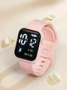 女孩时尚优雅的 LED 心形数字手表和蝴蝶形首饰套装，包括手链、项链、戒指、耳环，适合女孩、学生、学校、派对、旅行等日常场合，是送给朋友、生日、圣诞节和其他节日的完美礼物 - 粉色 - 查看 13