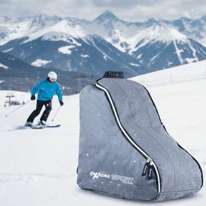 Ski Boots And Helmet Backpack | Ice Skates, Roller Skates Bag | Waterproof, Comfortable, Made In Poland