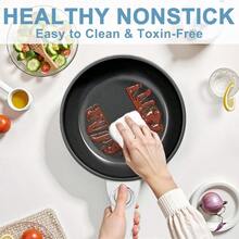 Upgraded Non-Stick Electric Saute Pan For Rapid Noodles 1.5L Mini Portable Hot Pot Ideal For Cooking Steak Eggs Fried Rice Ramen Oatmeal And Soup With Adjustable Power Settings - Black - View 5