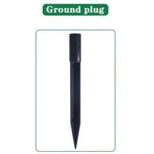 2PCS Artificial Eucalyptus Violet Ground Stakes Flowers, UV Resistant Faux Silk Plants For Spring Summer Garden, Patio, Home Decor, Lifelike Greenery Bouquet - 白色 - 查看 3