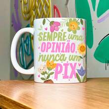 JPS INFO Caneca Divertida Vibes - Sempre uma opinião, nunca um pix