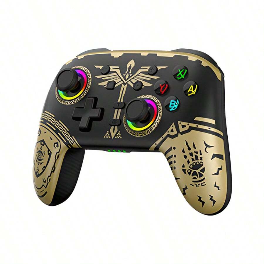 Gamepad inalámbrico para Pro Switch  BT Controller para Nintendo Switch OLED/Lite Joystick para PC/Steam Deck con 6 ejes - Negro - Ver 1