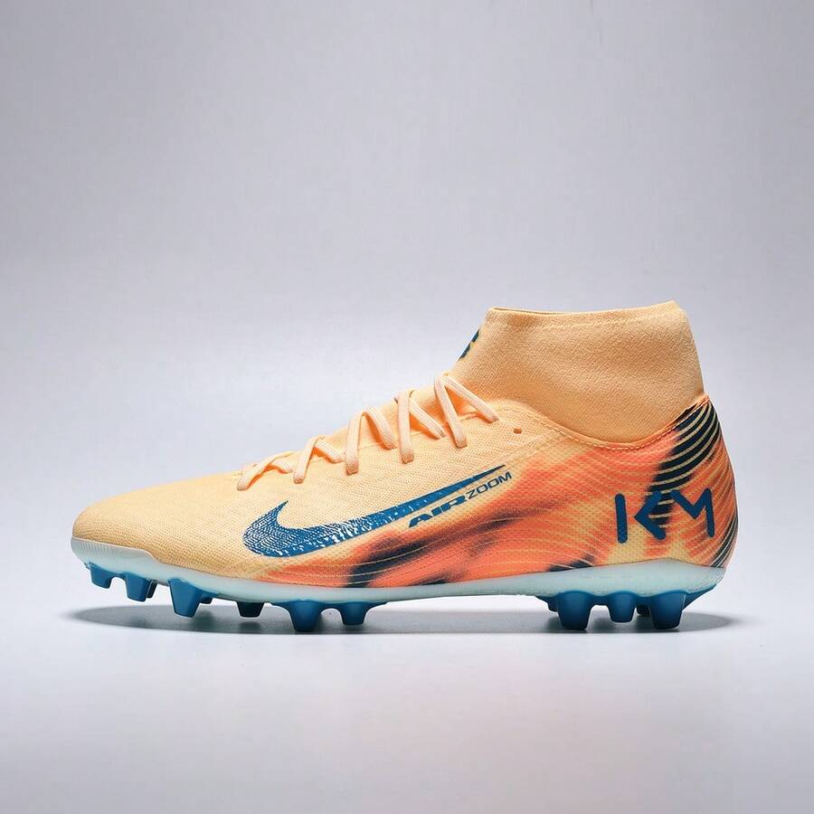 Nike 男士 ZM SUPERFLY 10 ACADEMY KM AG 高帮足球鞋 FQ8335-801 - 橘色 - 查看 1