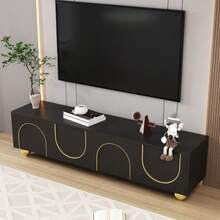 Television Stands & Entertainment Centers - Black + Particle - View 6