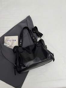 Torba retro minimalistyczna o dużej pojemności, modna, do pracy i na studia