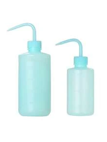 1-2 件 8.45/16.9 盎司塑料挤压瓶 - 冲洗瓶浇水工具、植物和花卉多肉植物浇水瓶（带塑料弯嘴）、盆栽植物尖嘴浇水瓶、纹身清洁瓶