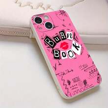 Red Lips Burn Book Y2K Luxury Aesthetic Graphic Custom Case For IPhone 16/ 15/ 14/ 13/ 12/ 11/ X/ XR/ Xs/ 7/ 8/ Plus/ Pro/ Pro Max, 2oz Scratch Resistant TPU, Lightweight, Shockproof Full Body With Camera Guard, Perfect Gift For Her - màu đen - Xem 5