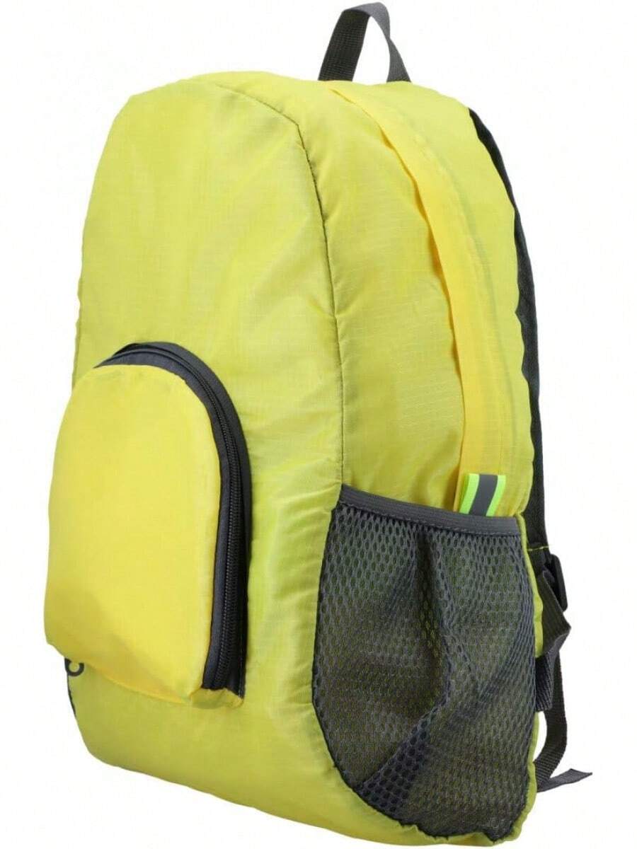 Mochila Plegable Multiusos - Unisex Color Amarillo - 1 - Ver 1