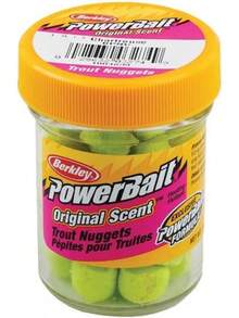 Nuggets de trucha Berkley Powerbait con aroma original - Blanco y azul - Ver 1