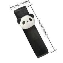 2 Cute Panda Seatbelt Decorations To Protect Your Neck And Prevent Seatbelt Scratches.Panda Decorates Car Interior, If You Love Pandas, Don'Miss It, Belt Protector, Car Accessories, Fun Car Decoration, Lightweight Design, Comfortable Cushion, Belt Pad, Panda Enthusiasts, Pet Lovers
