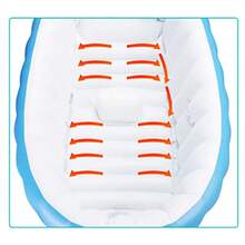 Fun Inflatable Baby Bathtub For Toddlers - Anti-Slip - Azul - Ver 3