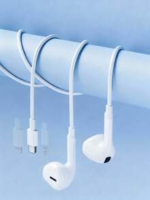 Wired In-Earphone Compatible With Apple Lightning And Android TYPE-C And 3.5mm Port Earphone