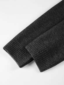 Plus Size Women Cardigan, Classic Knitted Casual Fashion Sweater Top