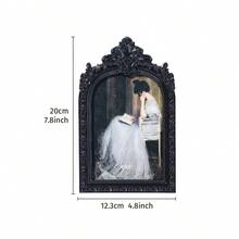 1个复古黑白拱形花卉装饰相框，复古欧式温馨家居桌面装饰照片展示框，适用于照片展示、家居装饰和摄影道具 - 彩色 - 查看 16