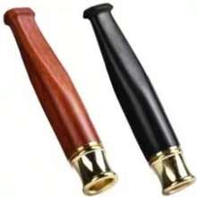 1pc Wooden Reusable Cigarette Filter Tip, Washable Smoking Filter Mouthpiece, Suitable For Strong, Medium And Light Cigarettes, Universal Circulation Filter Tip, Smoking Accessory