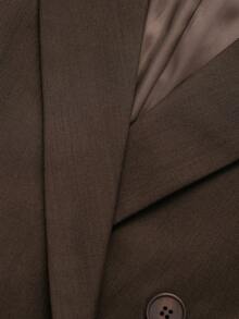 Blazer casual minimalista doppiopetto