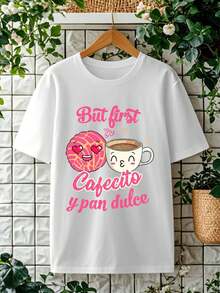 Camiseta 100% algodón elegante de manga corta y cuello redondo para mujer con estampado de caballo y murciélago espeluznante - Top casual suave y ajustado para Halloween, ropa casual, fiestas temáticas - Lavable a máquina, comodidad para todas las estaciones, con diseño gráfico - Blanco - Ver 2