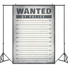 2D Flat Black & White Human Height Measurement Chart, Photography Background, Portrait Photography Background, Studio Prop Vinyl Material - Black and White - View 6