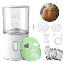 Face Mask Maker Machine, Professional Facial Mask Machine, DIY Natural Fruit Vegetable Mask With 32Pcs Collagen, Automatic Face Mask Machine For Skin Care, SPA Facial Skin Care - White - View 2